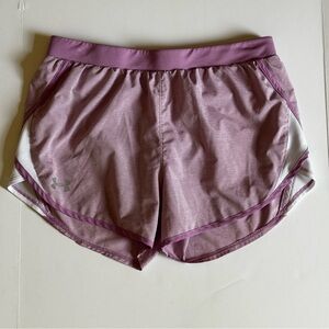 Under Armour Women’s Purple Loose Elastic Drawstring Waist Athletic Short Medium
